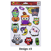 Halloween Glitter Window Sticker 30cm