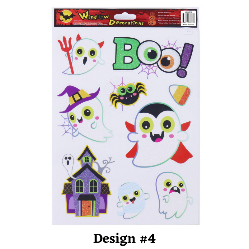 Halloween Glitter Window Sticker 30cm