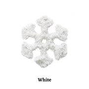 Tinsel Deco Snowflake 30cm Assorted – thumbnail