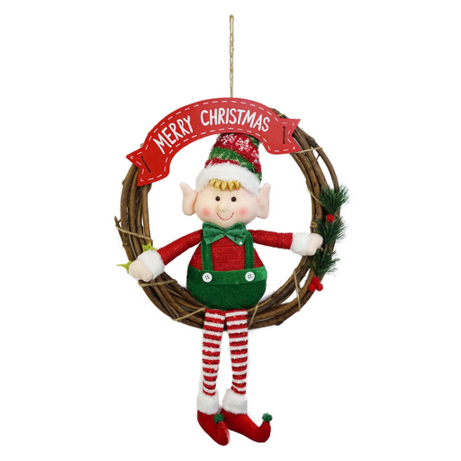 Elf Wreath Dangly Legs