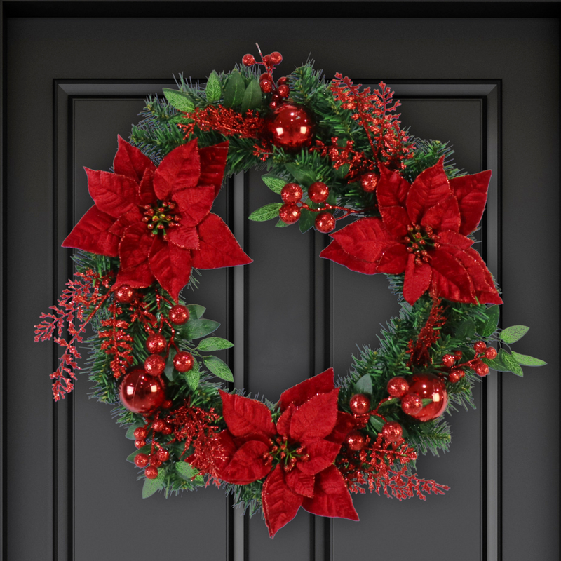 Christmas Wreath Red 55cm