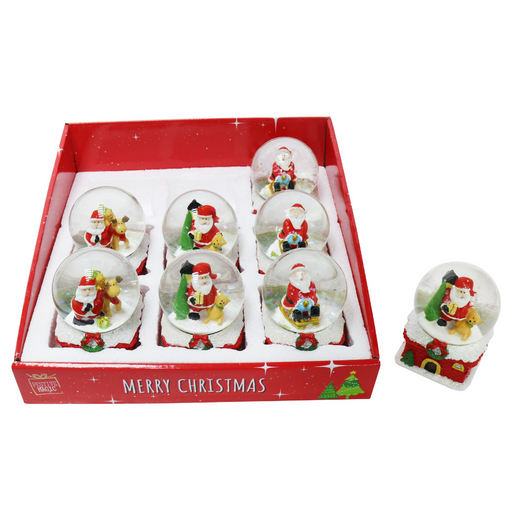 Waterball Santa on Chimney