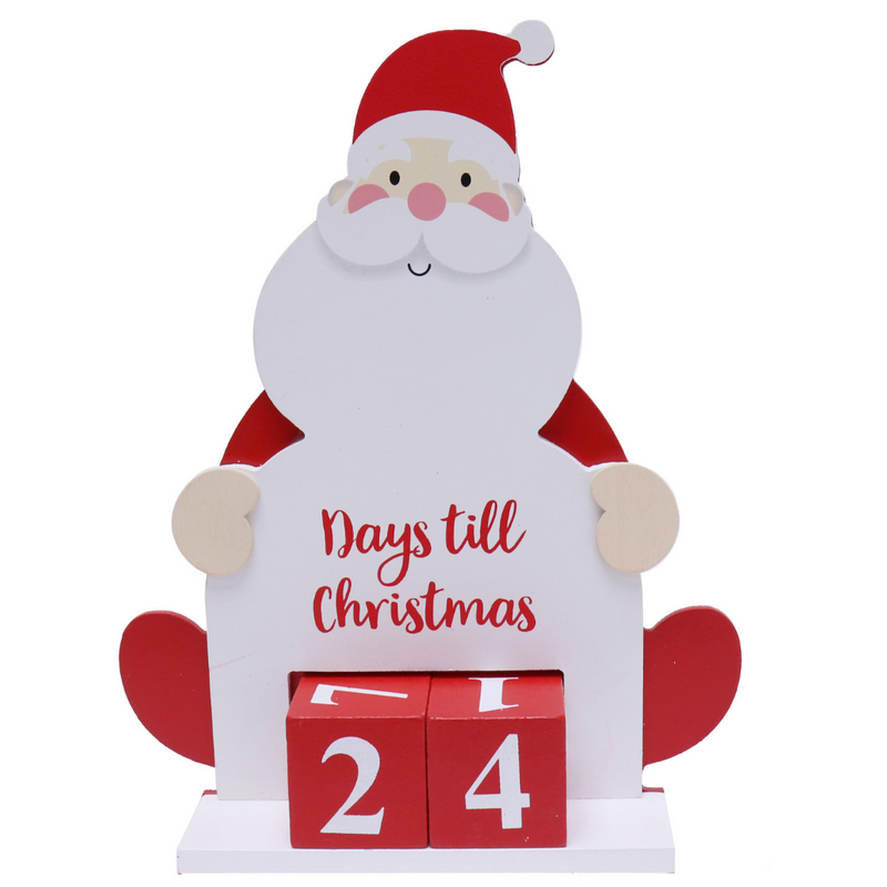 Countdown Santa Decor 