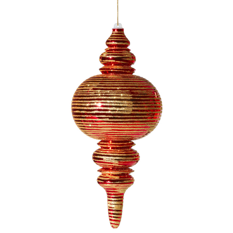 Red/Gold Finial 35cm