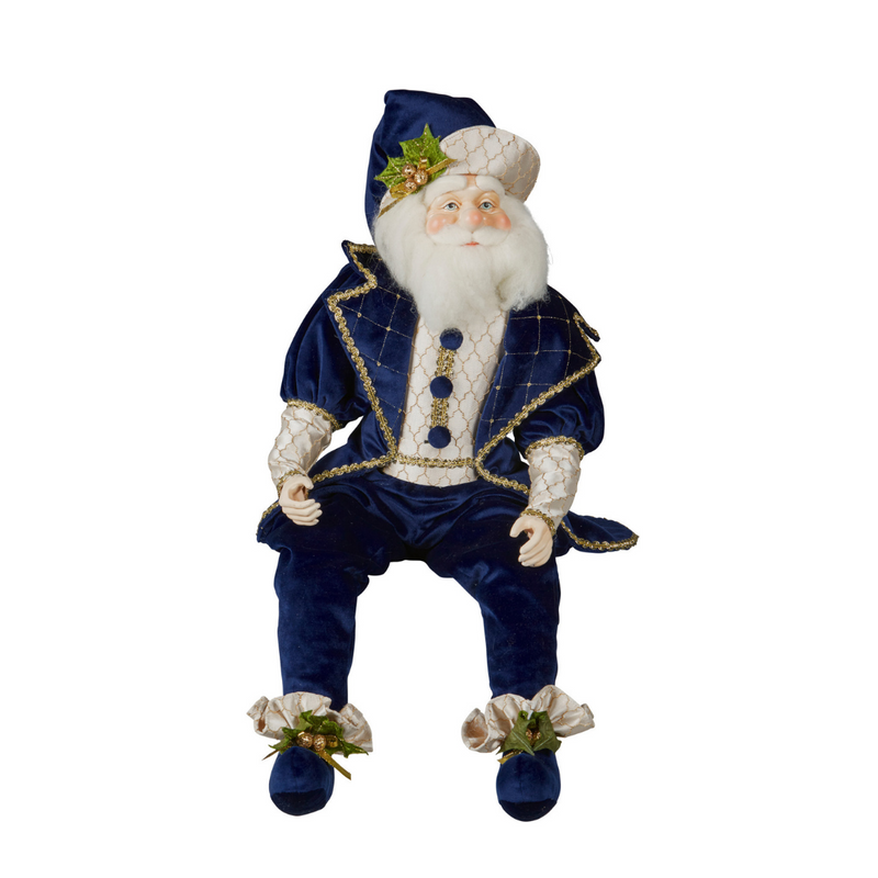 Santa™ Blue Sitting Gwiazdor Santa (75cm)