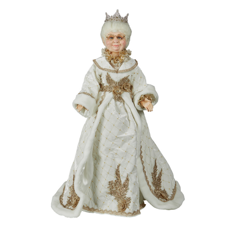 White/Gold Mrs. Claus 72cm