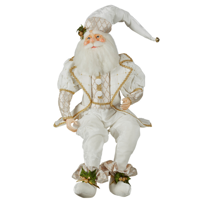 White/Gold Sitting Kertasni 75cm