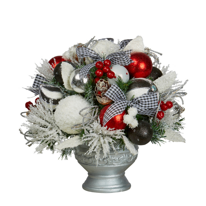 Chequered Elegance Centerpiece 43cm