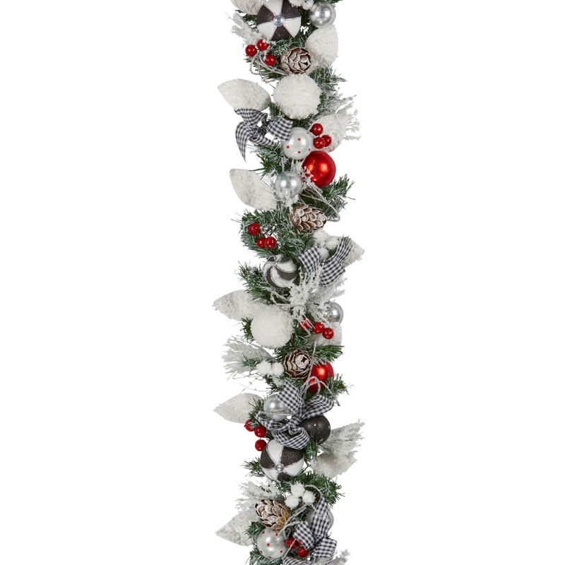Christmas Garlandâ„¢ Chequered Elegance Garland (185cm)
