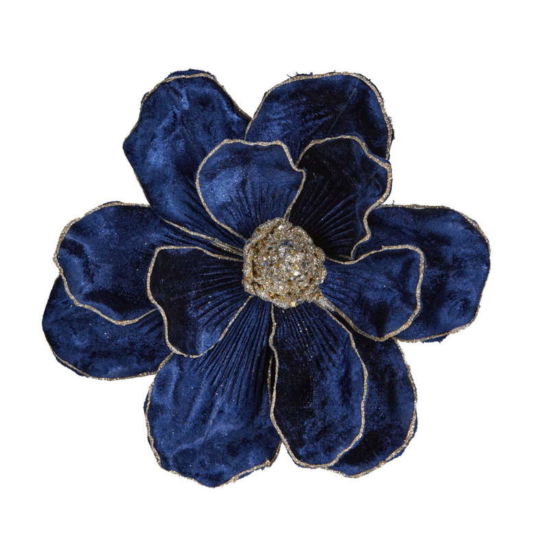 Blue Magnolia Clip On 20cm