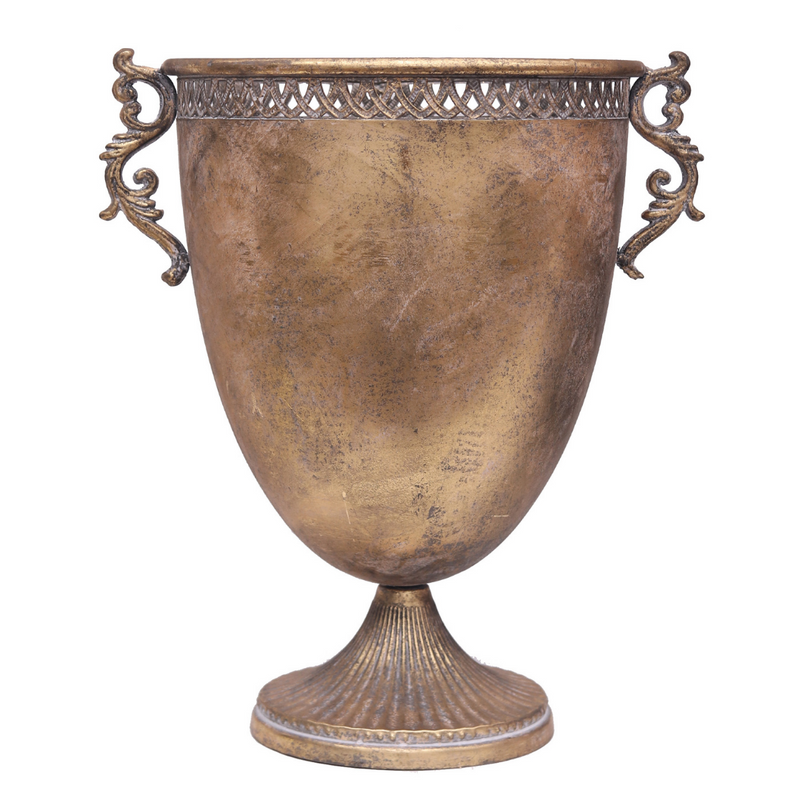 Metal Urn™ Antique Gold Urn (31.5x40cm)