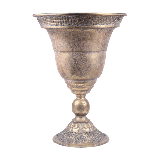 Antique Gold Metal Planter 38x53cm