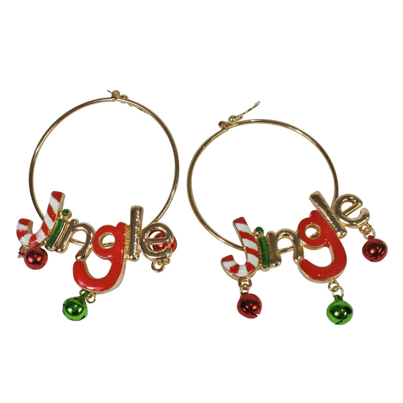 Christmas Earringsâ„¢ Hoop Earrings Mix