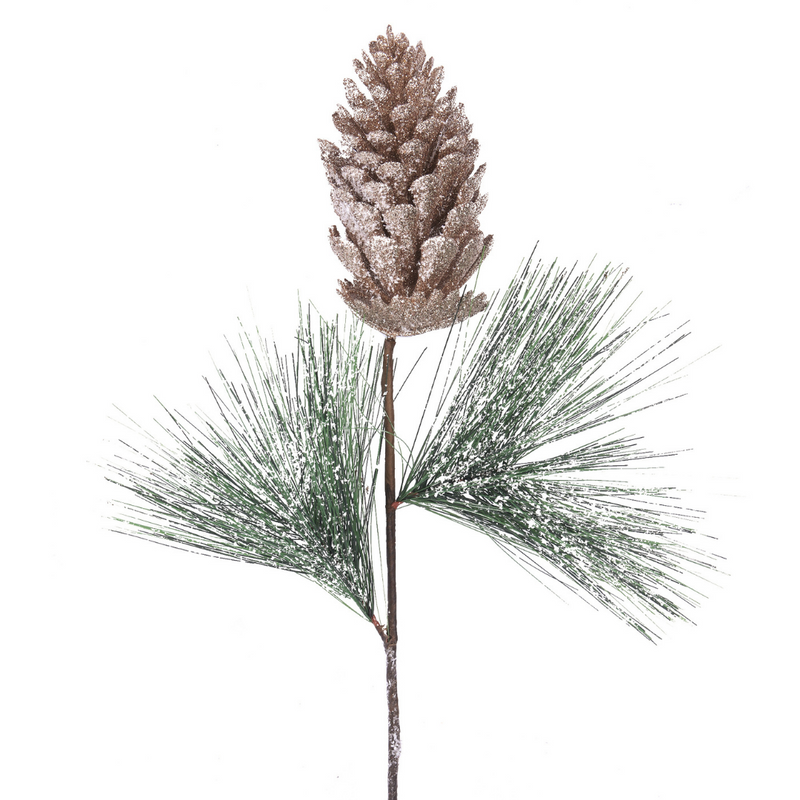 Champagne Pine Stem 50cm