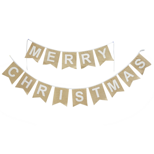 Merry Christmas Bunting Vintage 240cm