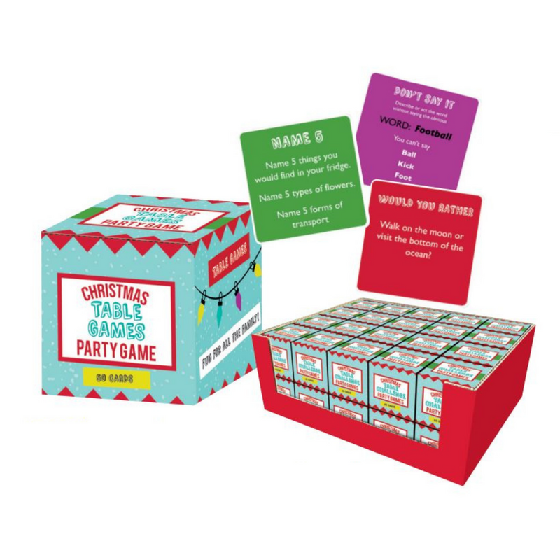 Christmas Card Table Game