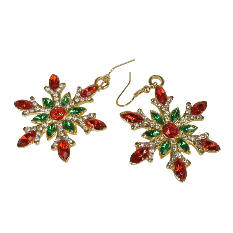 CHRISTMAS METAL EARRINGS Asst