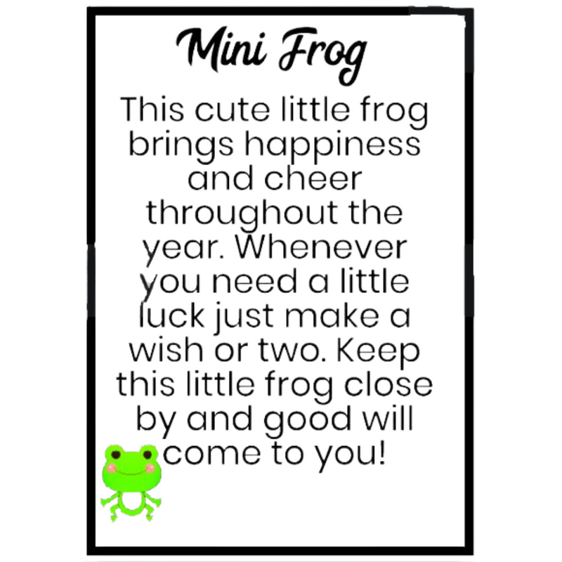 MINI CRAFT GREEN TREE FROG