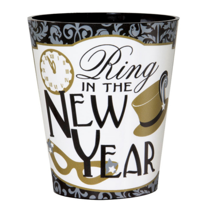 Ring in the New Year shot glass