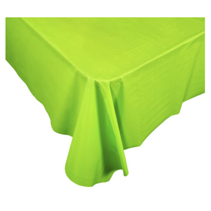 FS Rectangle Lime Green Table Cover (270cm)
