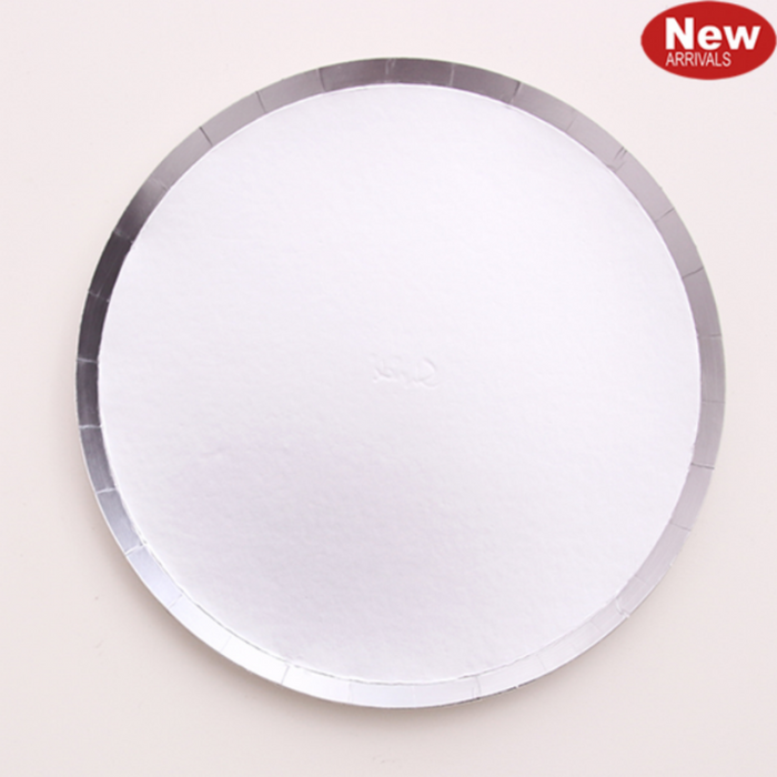 Silver Matted Plate 18Cm Pk Of 12