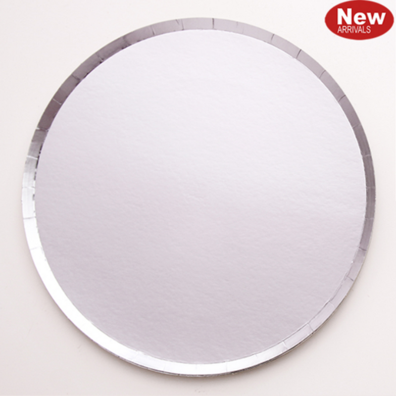 Silver Matted Plate 23Cm Pk Of 12