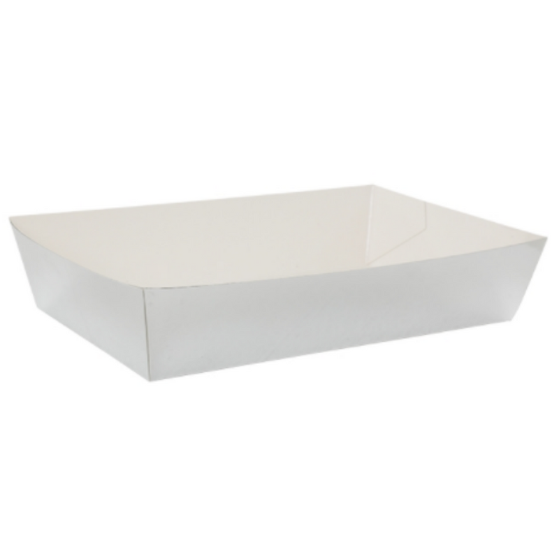 Lunch Tray Metallic Silver 10pk Five Star