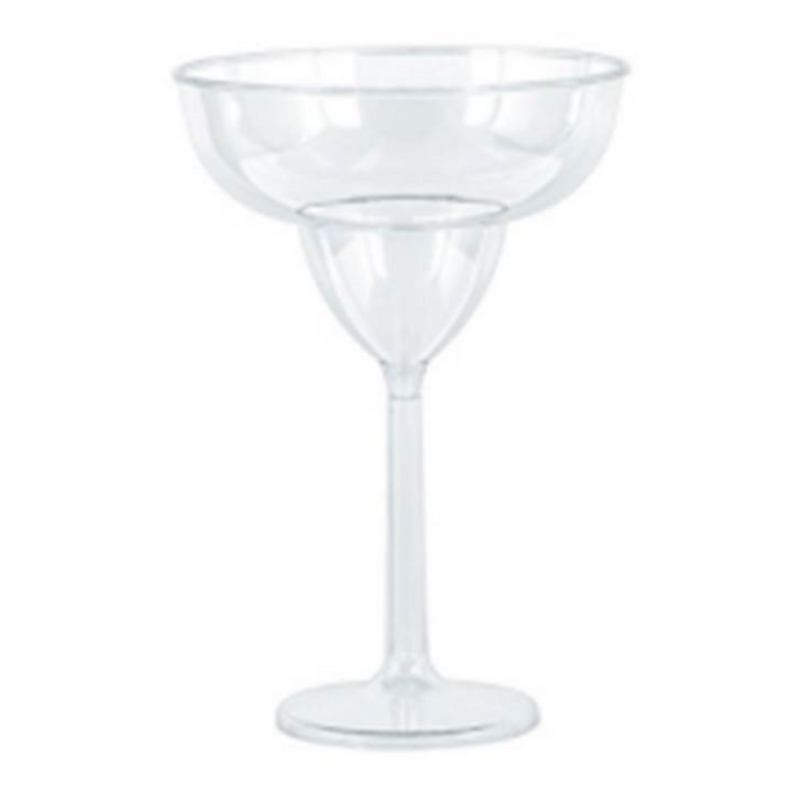 Jumbo Margarita Glass Plastic 877ml 16.5X24hcm