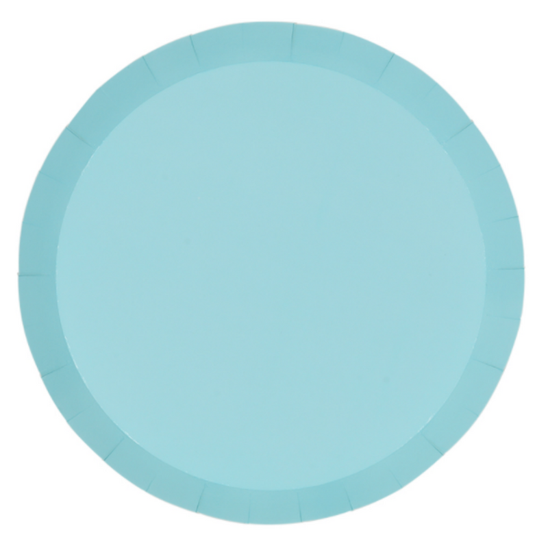 Paper Round Banquet Plate 10.5in Pastel Blue 10pk Five Star