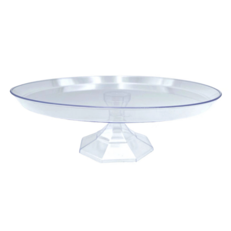 Clear Acrylic Cake Stand medium 26cm
