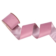 Ronis Double Sided Wire Edge Tree Ribbon Pink Velour 10x1000cm