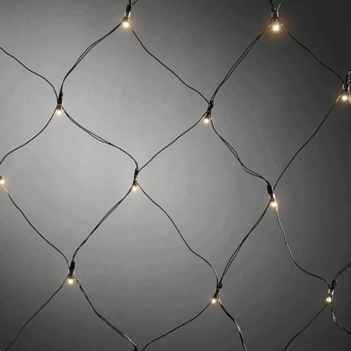 Ronis Dual Power 160 LED Connectable Net Light - Warm White