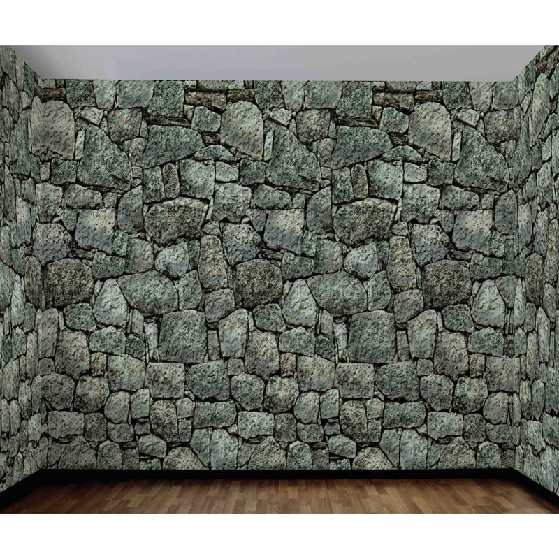 Ronis Dungeon Decor Stone Wall Backdrop 6m