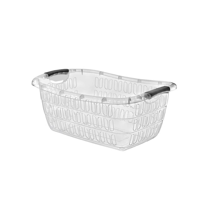 Rectangled Laundry Basket (Transparent) (25 LT.)