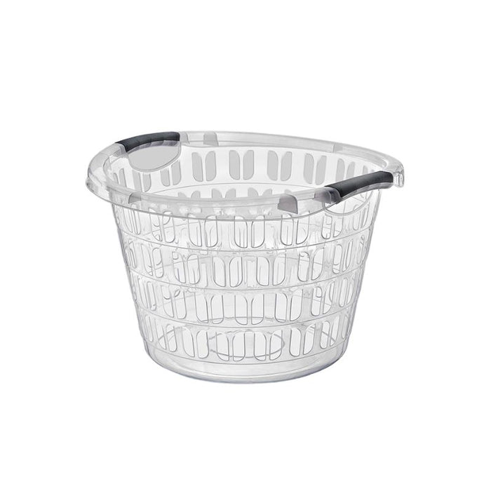 Round Laundry Basket (Transparent) (33 LT.)