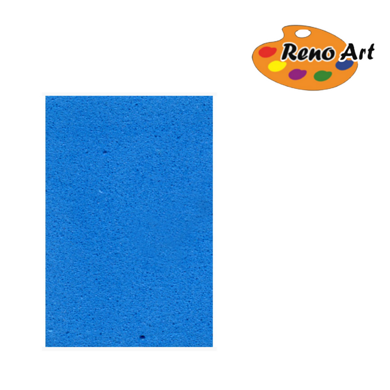 Blue EVA foam sheet 40x60cm for crafts, school projects, costumes and DIY decorations