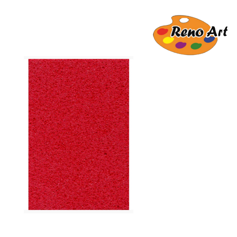 Red EVA foam sheet 40x60cm for crafts, school projects, costumes and DIY decorations