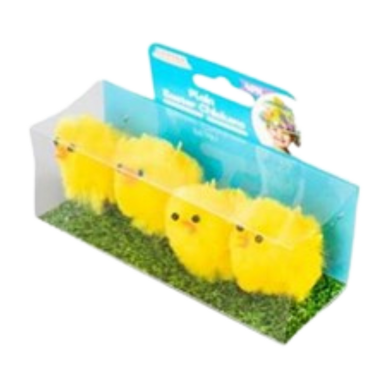 Ronis Easter Chicken Large Yellow 5.5cm 4pk