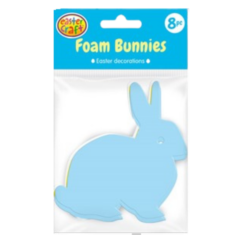 Ronis Easter Craft Deco Blue Bunny 8pk