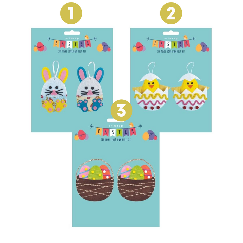 Ronis Easter Craft MYO Flat 2pk 3 Asstd