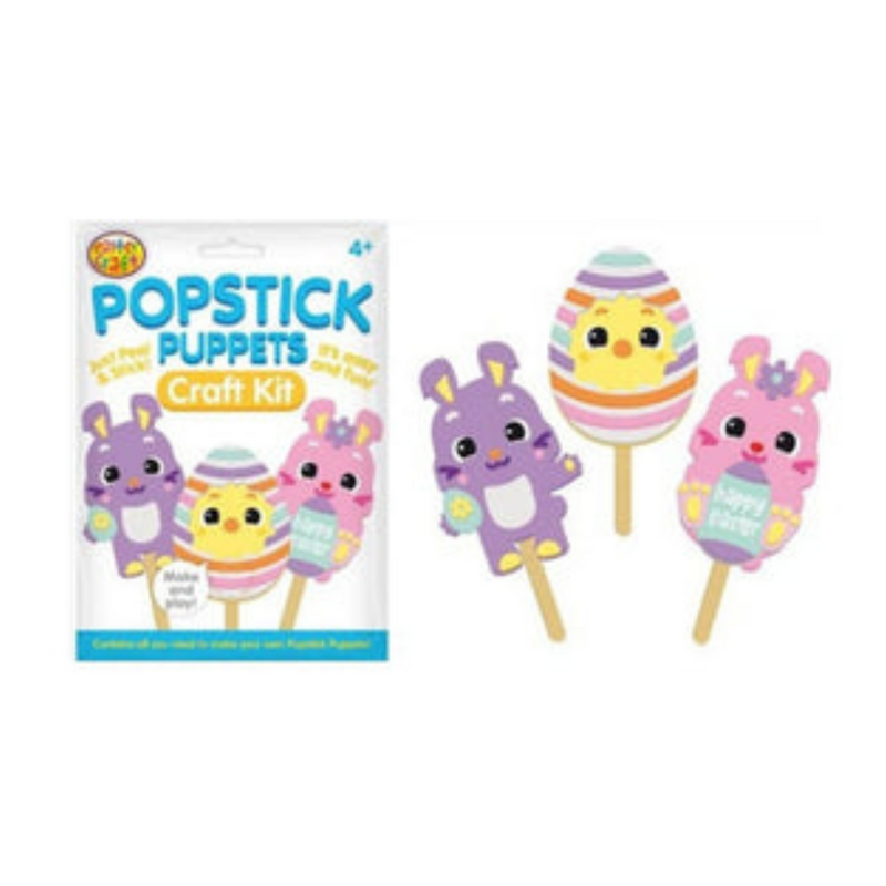 Ronis Easter EVA Popstick Puppets 3pk