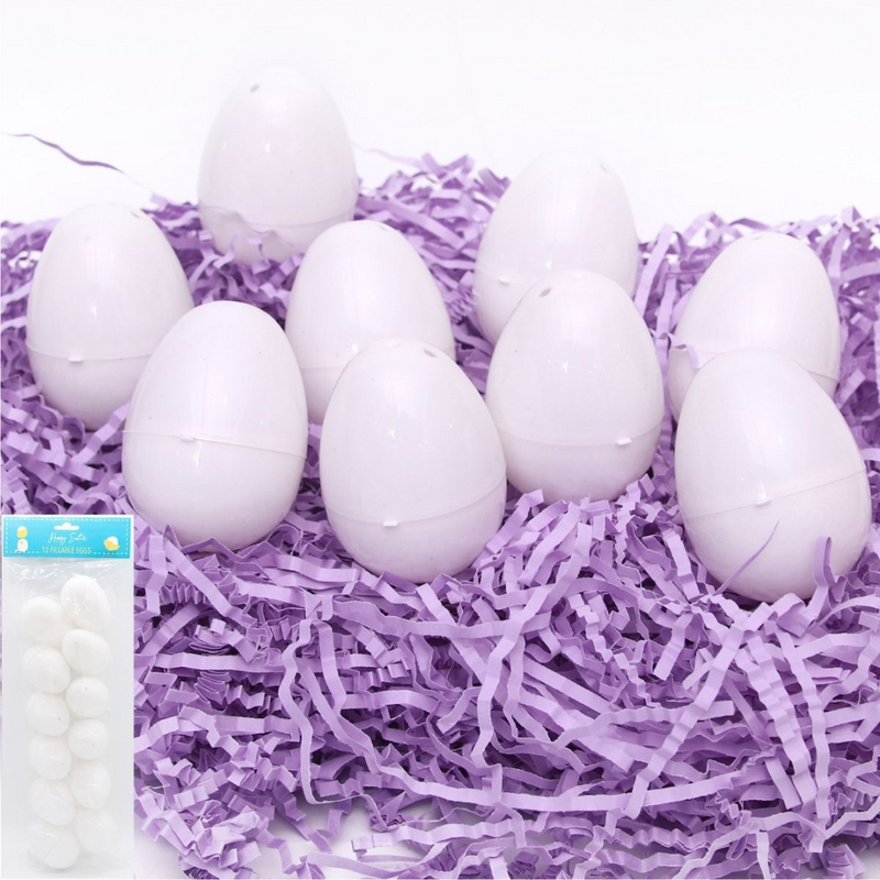 Ronis Easter Egg Fillable White 12pk
