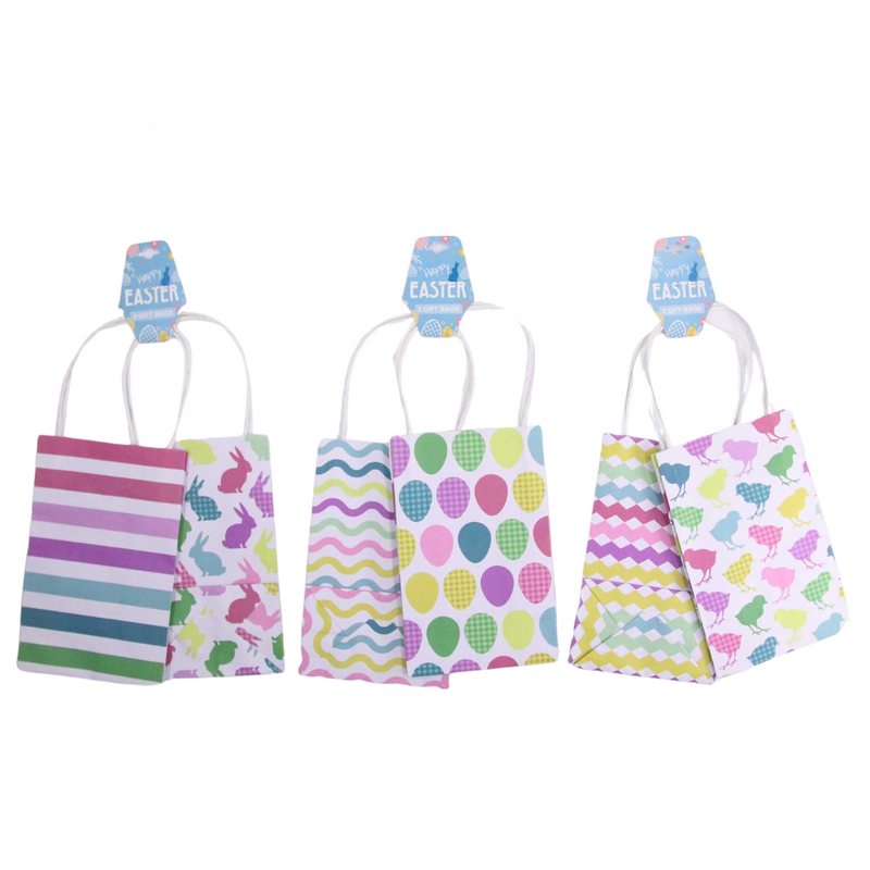 Ronis Easter Gift Bags 12.5x7.5x20cm 2pk