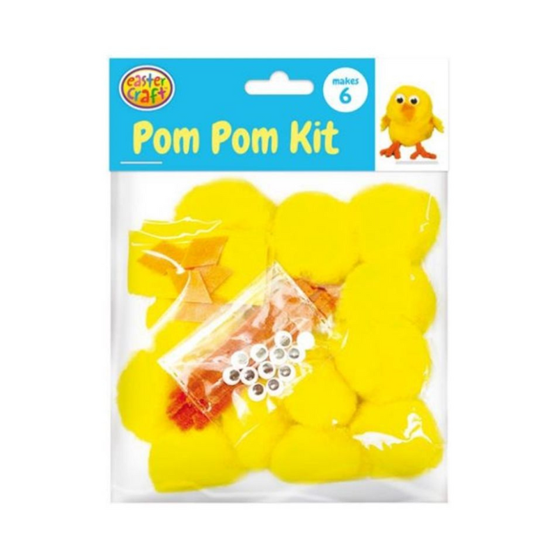 Ronis Easter Pom Pom Kit MYO Chick 6pk