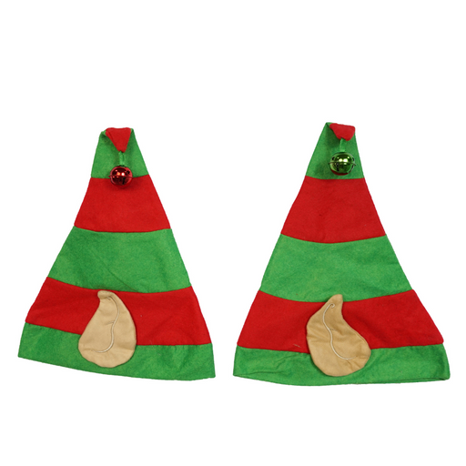 Ronis Elf Hat With Ears and Bell 2 Asstd