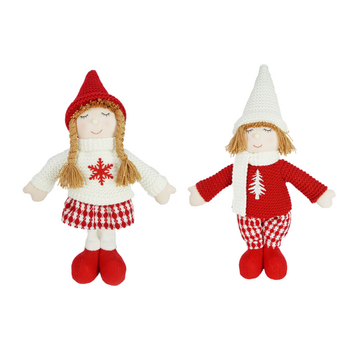 Elf Red/White Knit Boy/Girl