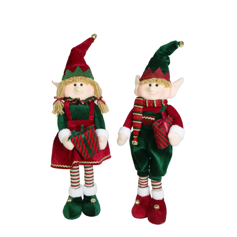 Ronis Elf Standing DK 60cm Green Burgundy Assorted