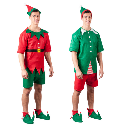 Ronis Elf Summer Costume 5pc Adults 2 Asstd