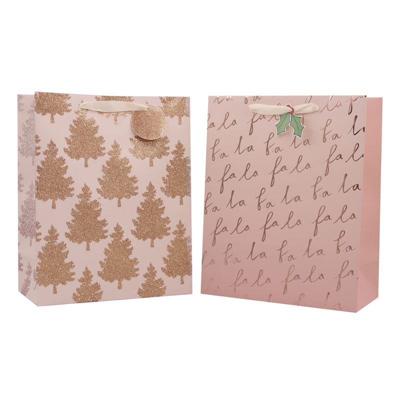 Ronis Enchanted Christmas Gift Bag Small 2pk