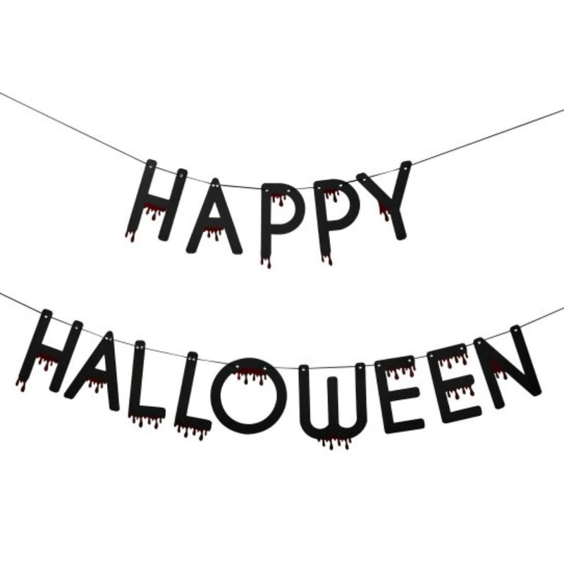 Fright Night Happy Halloween Bunting